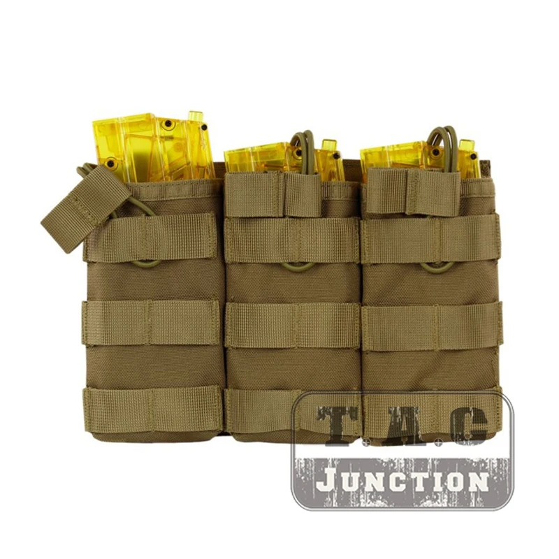 Тройная тактическая система MOLLE 1000D нейлоновая сумка с открытым верхом Mordular M4 AK