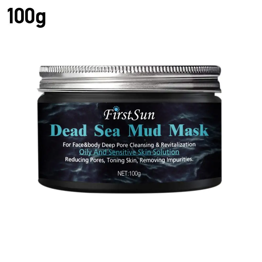 

1Pcs 100g Dead Sea Mud Mask Naturals Body Beauty Pure Maquiagem For Remove Face Nourishing Brighten Skin Care Supplies