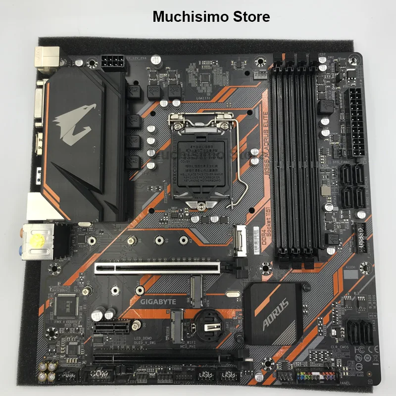 Материнская плата LGA 1151 Gigabyte B365M AORUS ELITE Intel B365 Core i7/i5/i3 DDR4 64 Гб PCI-E 3 0 M.2 настольный