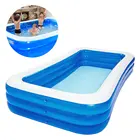 Прямоугольный летний бассейн из ПВХ для Детское наружное оборудование надувного детского бассейна, 1 шт