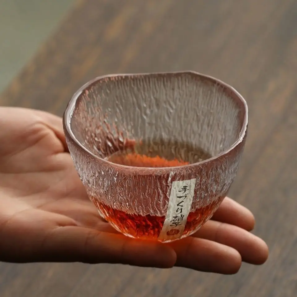 

160ML Hand-made Japanese Hammered foreign Wine Glass Whiskey Glass Home Creative Beer Glass Crystal Glass Cup