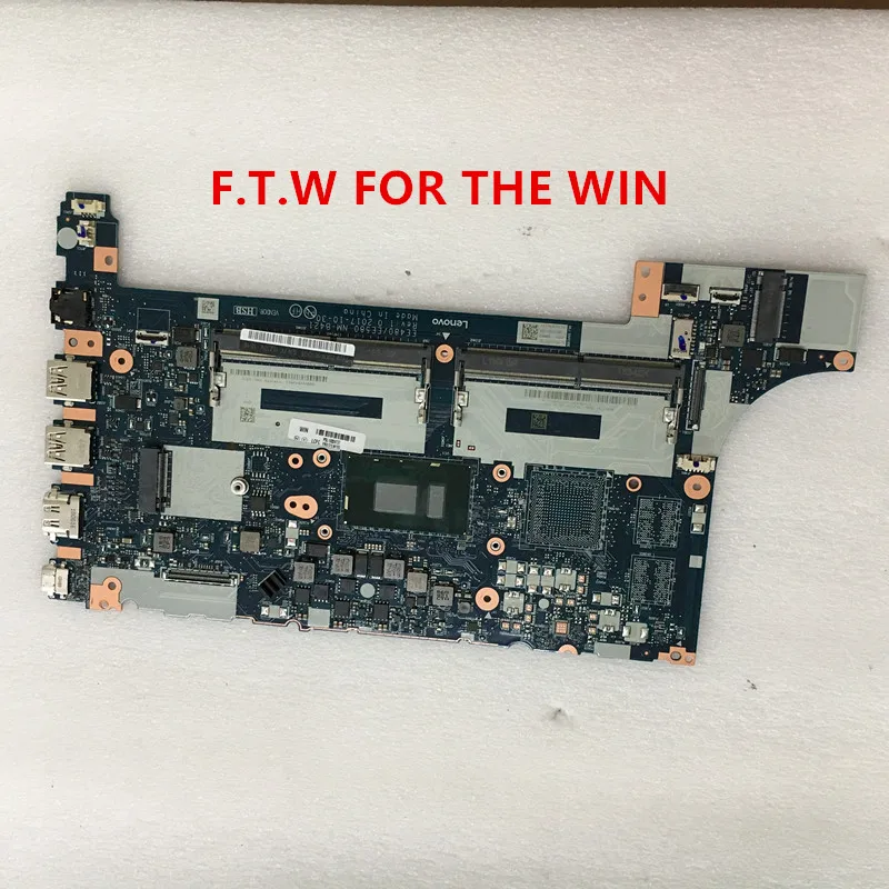 Verkauf 01LW193 MB FÜR Para Lenovo Laptop Motherboard E480 (Typ 20KN, 20KQ) CPU I5-8250U 620 NM-B421 100% Probado