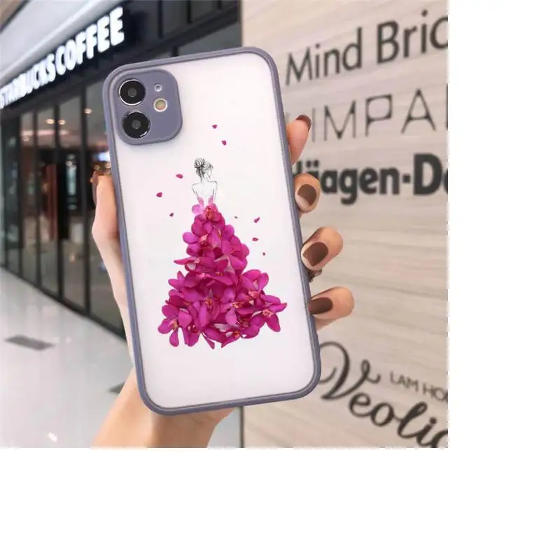 

Imaginative Illustrations Phone Case Matte Transparent for iPhone 7 8 11 12 s mini pro X XS XR MAX Plus cover funda