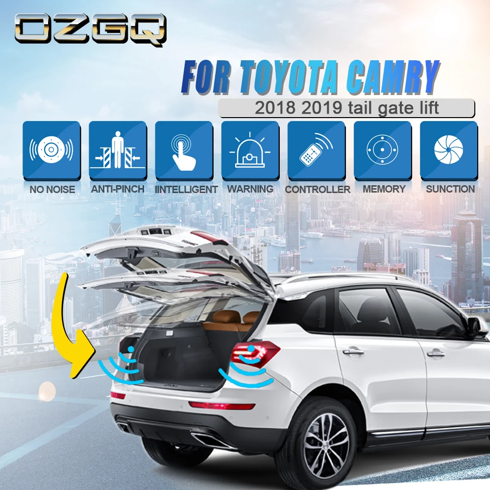 

OZGQ новый автомобиль грузовик без шума анти-пинч пульт дистанционного управления авто Электрический задний подъемник ворот для hyundai Santa Fe 2019 ...