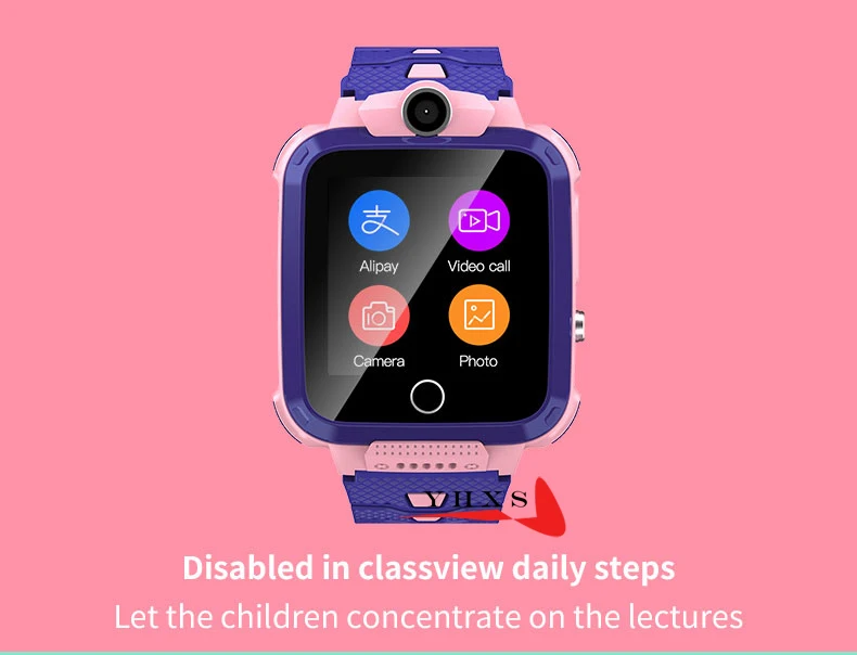 IP67 Waterproof Smart 4G Remote Camera GPS WI-FI Kids Children Students Wristwatch SOS Video Call Monitor Tracker Location Watch