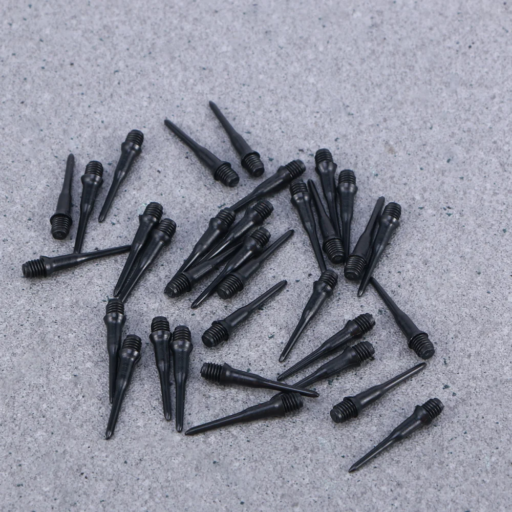 

250pcs Dart Points Tips for Electronic Darts 2BA Screw Thread Dart Accessory (Black)