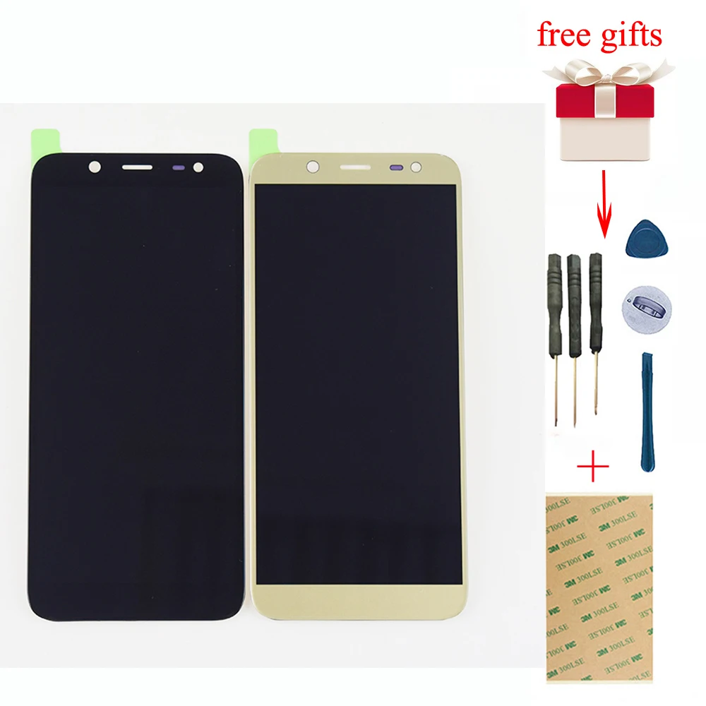 Новый сенсорный ЖК дисплей для SAMSUNG Galaxy J6 J600F экран J600 J600F/DS J600G/DS в сборе|Экраны