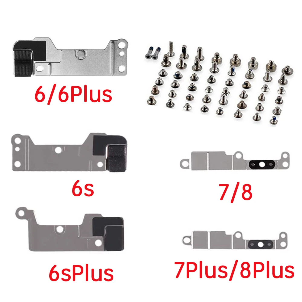 

Full Set Screws + Home Button Key Metal Bracket Holder Replacement For iPhone 6 6Plus 6s 6sPlus 7 7Plus 8G 8 Plus