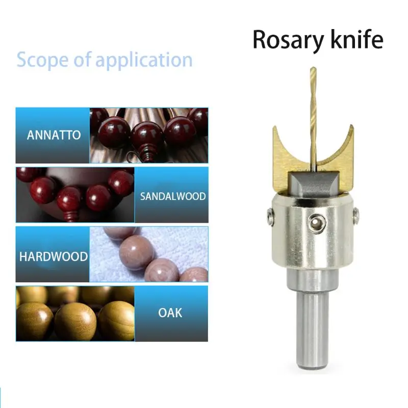 

16 Pcs Ball Knife Beads Drill DIY Woodworking Tools Rotary Drill Wooden Beads