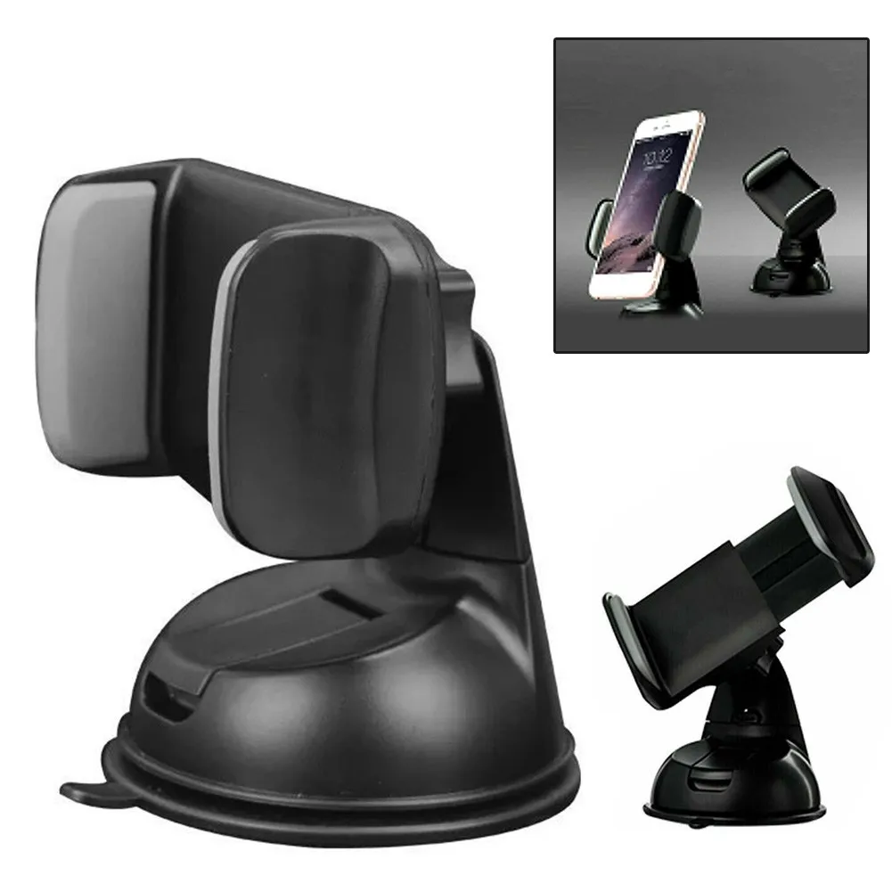 

1PC Car Phone Holder 360 Degrees Compact Size Dashboard Home Mount Suction