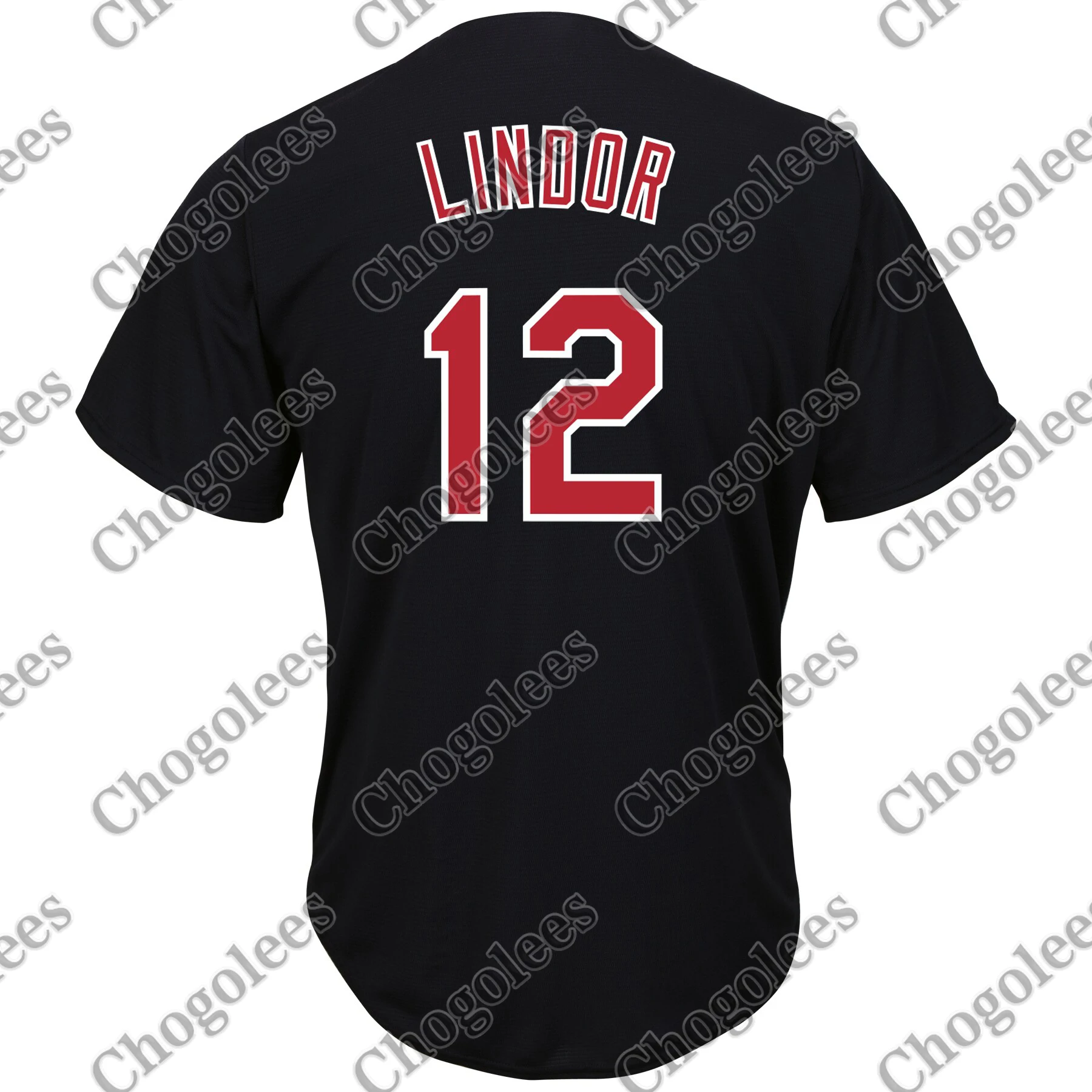 

Бейсбольная майка с эмблемой команды «Francisco Lindor Cleveland»