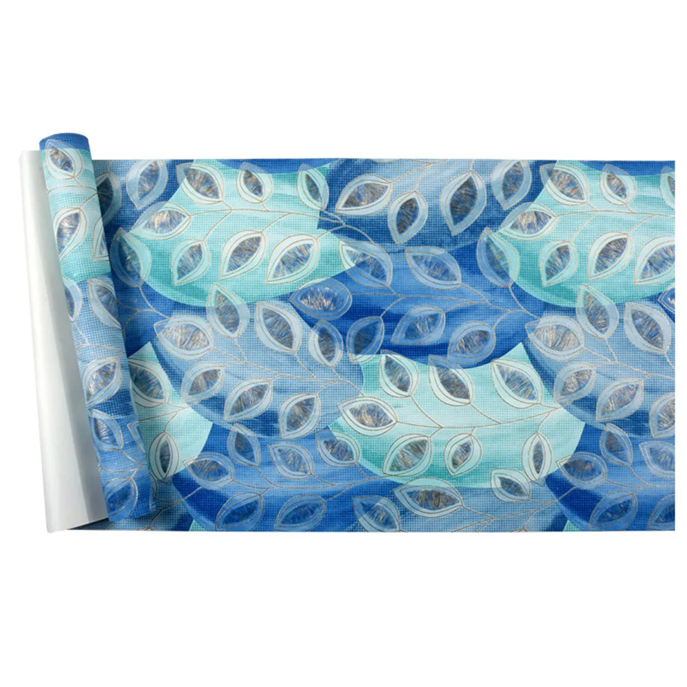 Настенная 3D бумага с павлиньими перьями новый средиземноморский стиль рулон