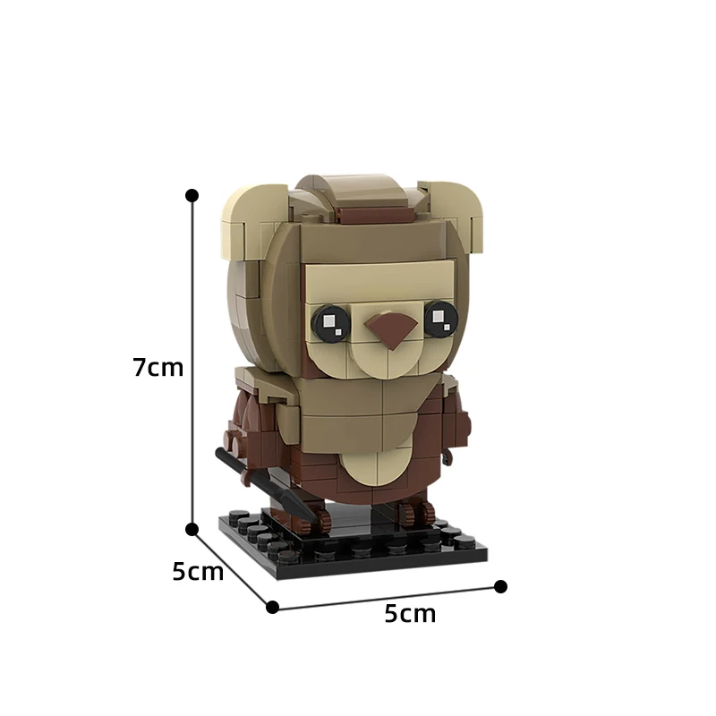 

Star Series Movie Figures Ewoked Brickheadz-Wicket MOC Building Blocks DIY Assembly Construction Toys Xmas Gifts For Children