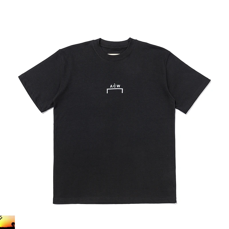 

3M Светоотражающий рисунок A-COLD-WALL футболка для мужчин и женщин высокое качество хлопок Acw повседневные однотонные Цвет футболка