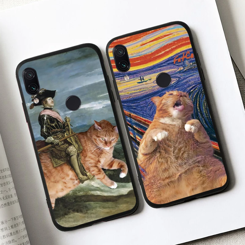 Чехлы для Xiaomi mi Mix 2s max 3 note 10 note10 A3 A1 A2 5X 6X lite pro Pocophone F1 cc9 Мягкий силиконовый чехол cat