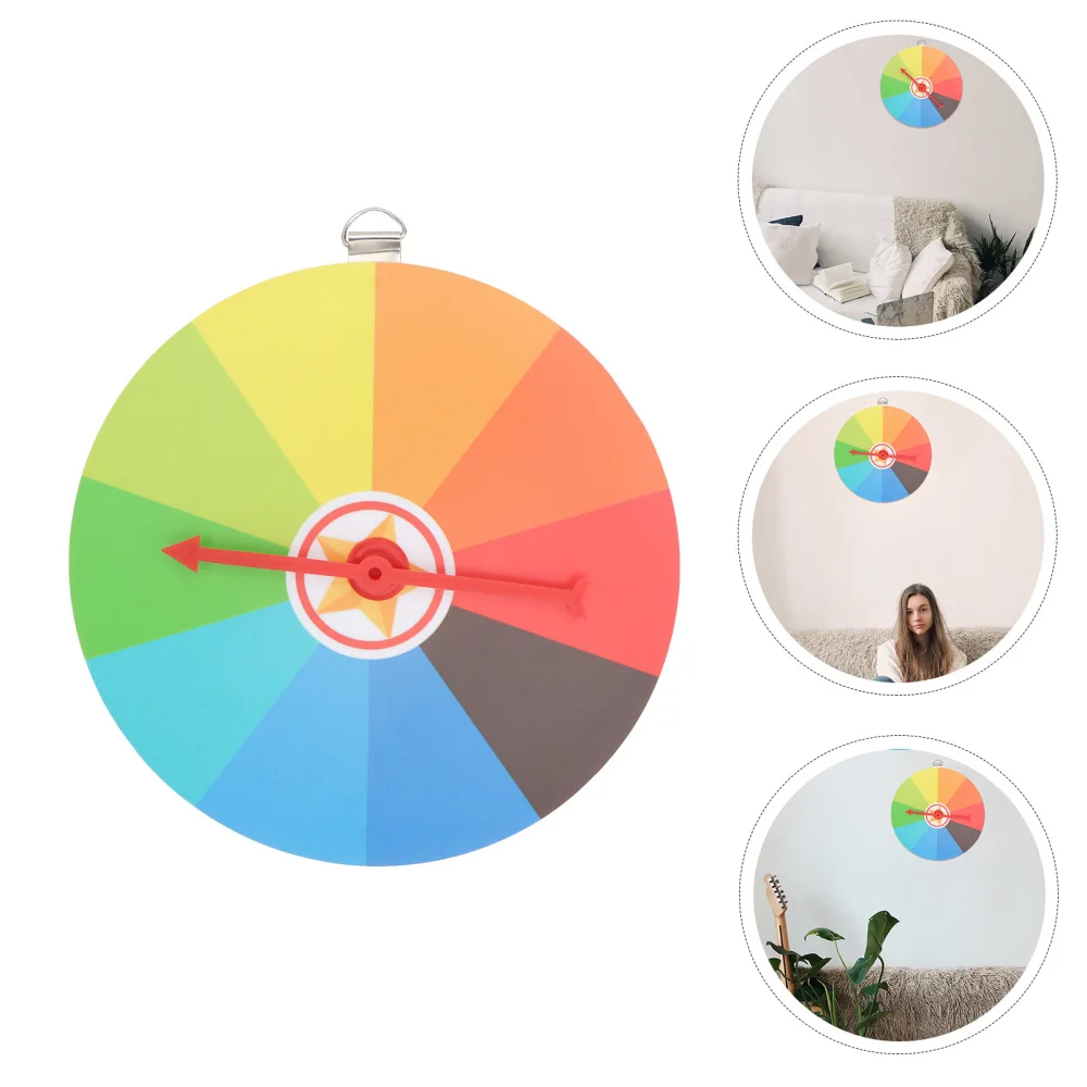 

1 Set of Draw Game Wheel Set Teaching Activities Rotary Props Fun Wheel