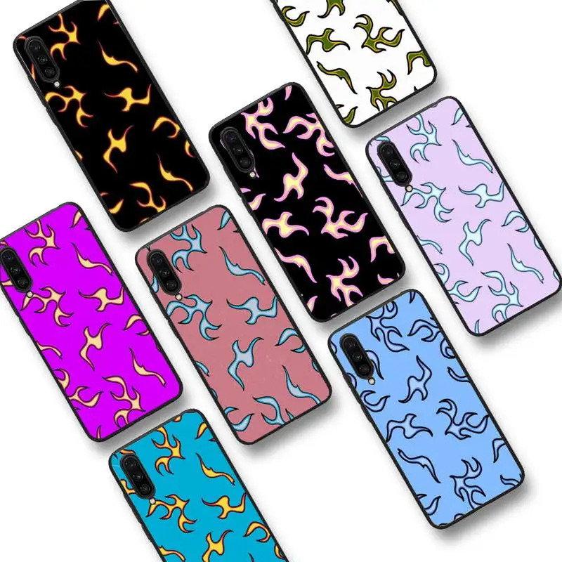

Fashion Flame Pattern Phone Case For Xiaomi mi 9 mi8 F1 9SE 10lite note10lite Mi8lite Coque for xiaomi mi 5x