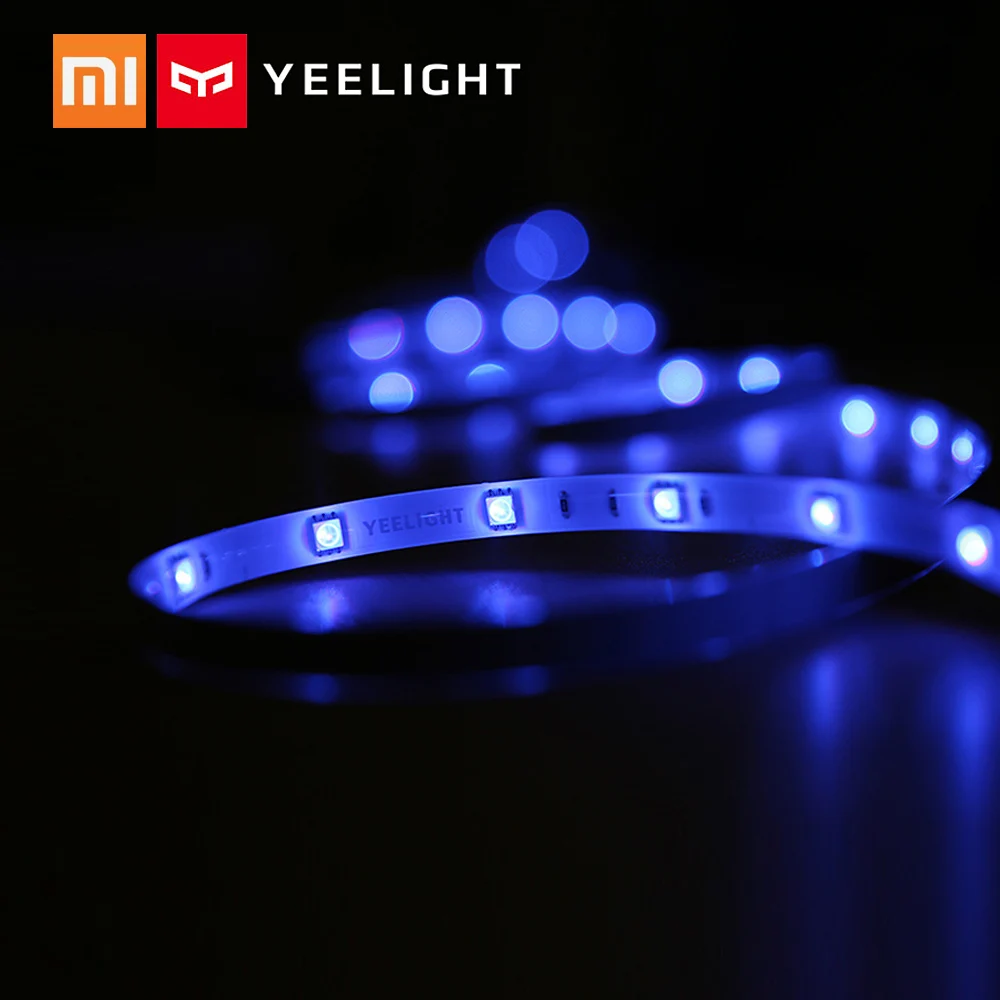 Фото Yee светильник умный RGB Светодиодная лента 2 м окружающий WiFi приложение для Yee светильник умный RGB Светодиодная лента 2 м окружающий WiFi приложение для