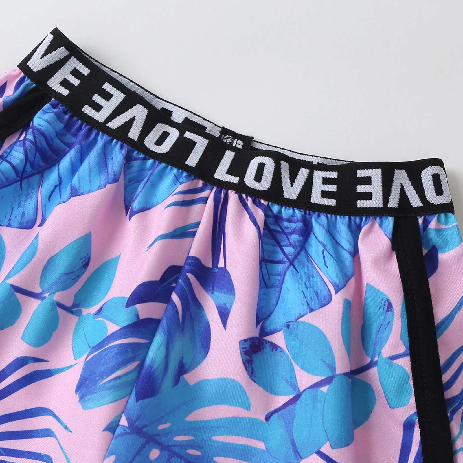 Модные детские комплекты для бега девочек из 2 предметов повседневный летний