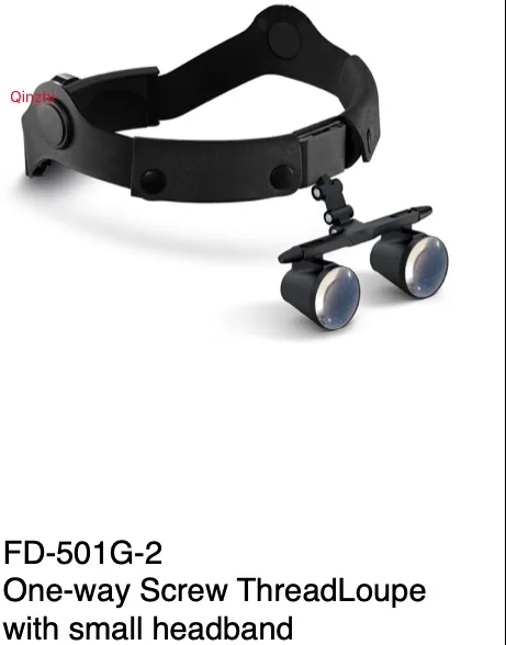 売る 双眼ヘッドバンド2.5x 3.5xヘッドアーム1方向スパイラル歯科用ヘッドバンドルーペFD-501G-2