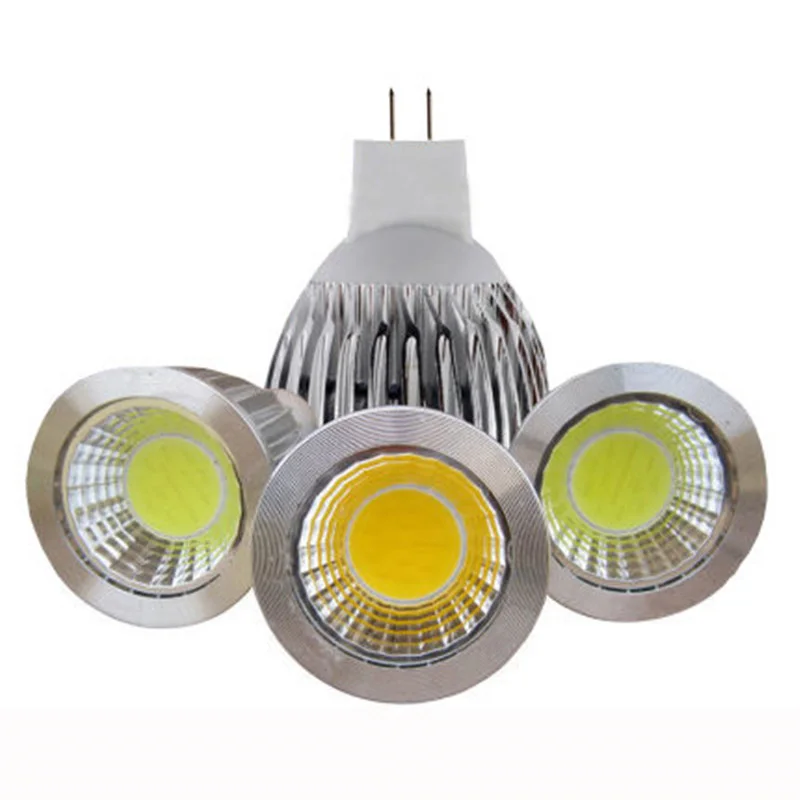 10X High Power Lampada Led MR16 Cob 9 W 12 W 15 W Led Cob Spotlight Cool White 16 12V Lamp Gu 5.3 /110V/ 220V