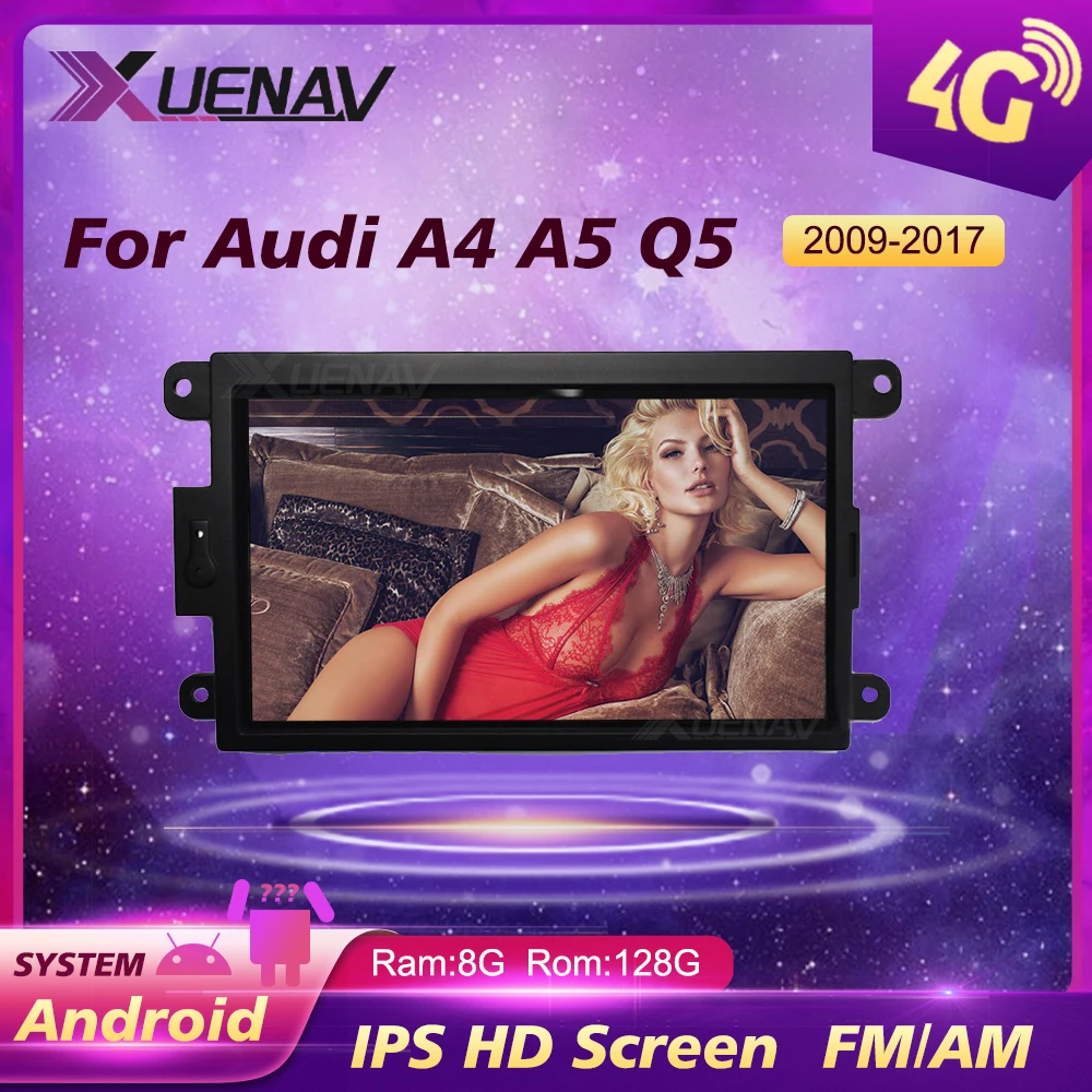 

Автомагнитола для Audi A4 A5 Q5 2009-2017 с сенсорным экраном и GPS
