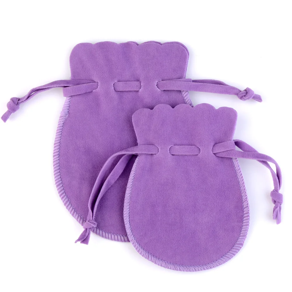 Бархатные подарочные пакеты из тыквы 7x9/9x12 см