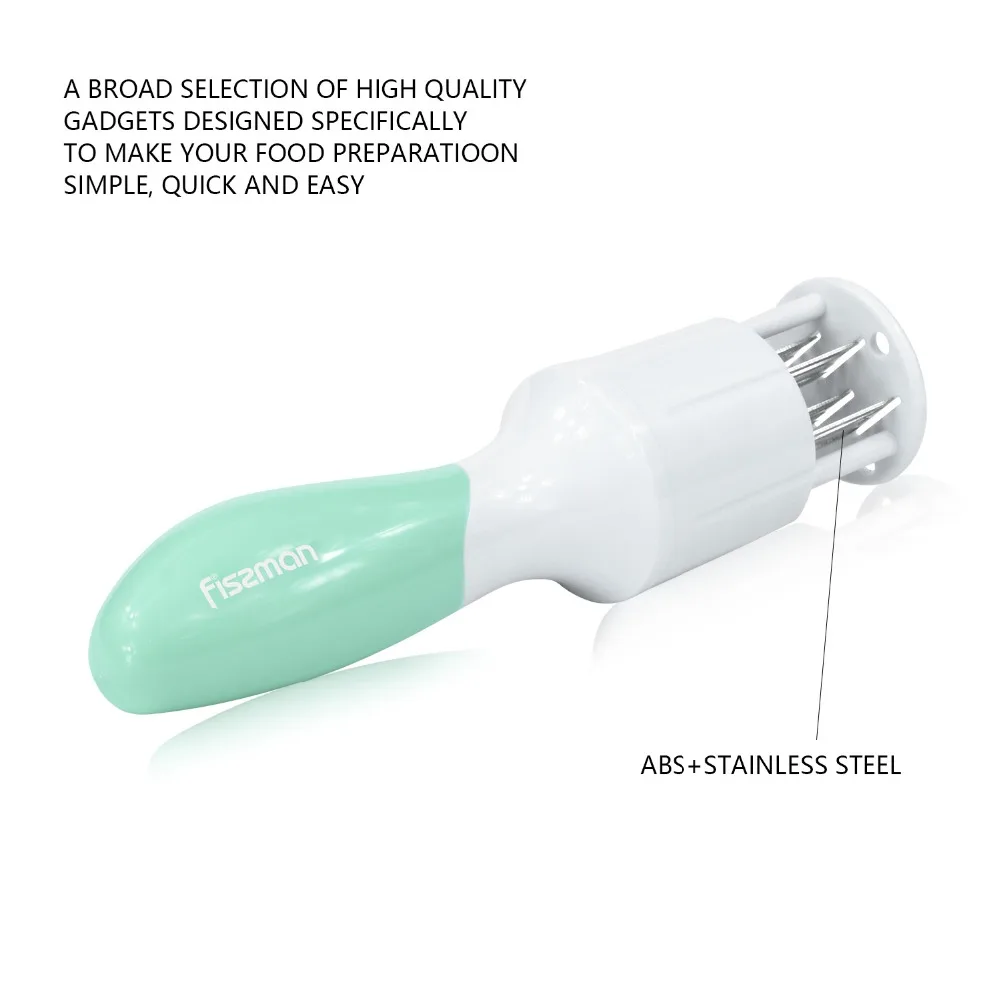 FISSMAN мясо TenderizerUltra лезвия из нержавеющей стали кухонный инструмент для стейка