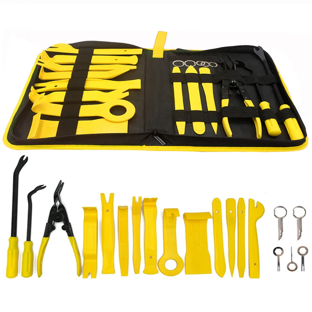 Pry Disassembly Car Radio Removal Tools Door Dash Panel Audio Stereo Trim Tool Kit Clip Set |