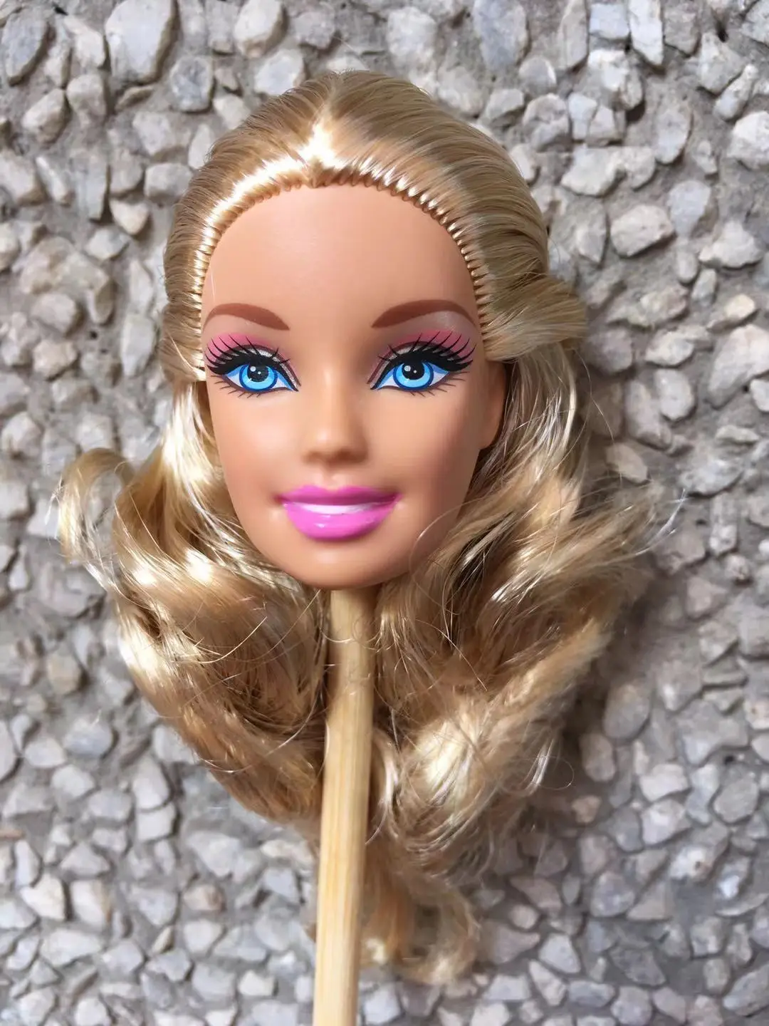 Ограниченная Коллекция редкая голова куклы детали для рукоделия игрушка синие