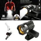 Светодиодный передний фонарь T6 для велосипеда, зарядка через USB, уличсветильник фонарь для прямых поставок, светильник типа Q, 15000LM