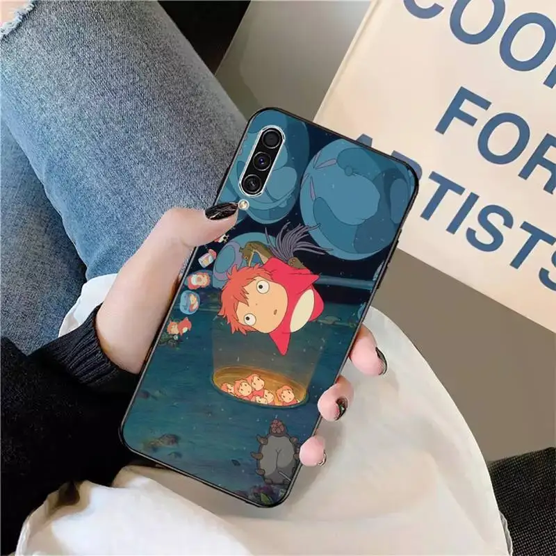 

Japan anime Ponyo on the Cliff Phone Case For Samsung galaxy S 9 10 20 A 10 21 30 31 40 50 51 71 s note 20 j 4 2018 plus
