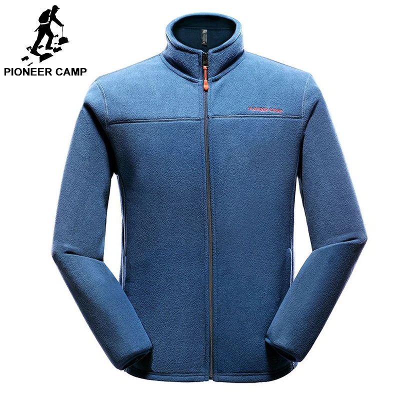 Pioneer Camp/теплые флисовые мужские толстовки на молнии весну и зиму Качественная