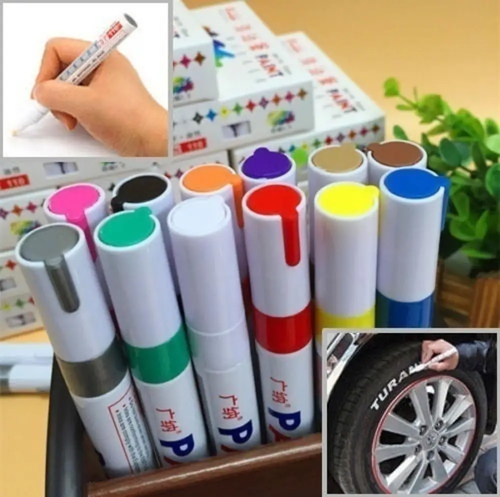

Waterproof Car Tire Tread Metal Permanent Paint Marker Graffiti Oily Marker