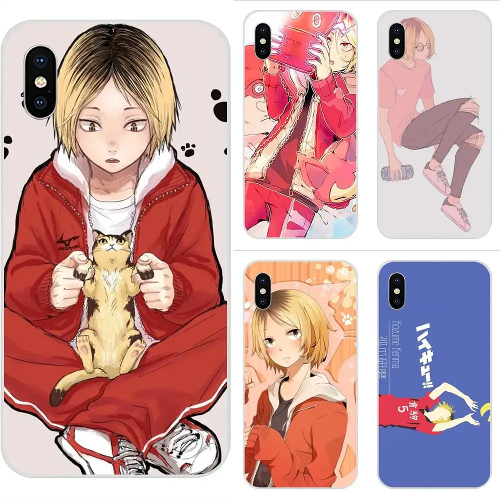 Красивое искусство Kawaii Kozume Kenma Haikyuu для Huawei Nova 2 V20 Y3II Y5 Y5II Y6 Y6II Y7 Y9 G8 G9 GR3 GR5 GX8 Prime 2018