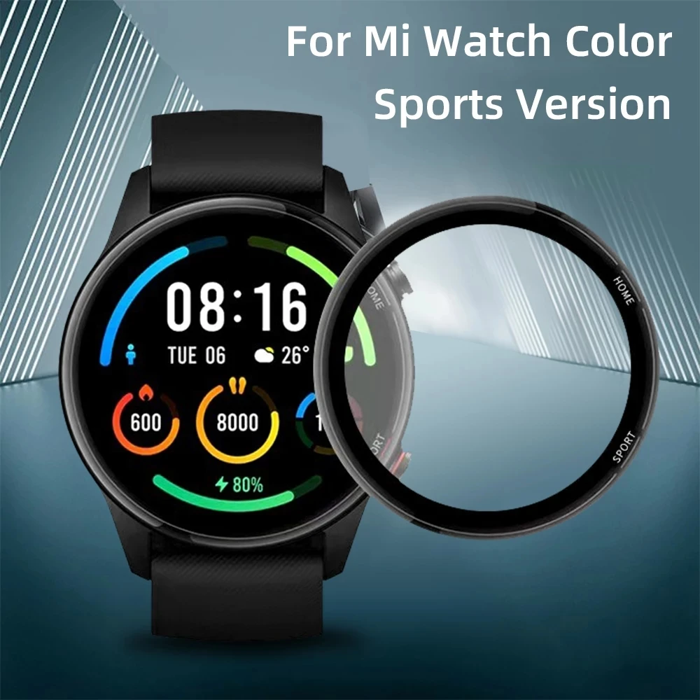 Защитная пленка из мягкого стекловолокна для Xiaomi Mi Watch цветная спортивная версия