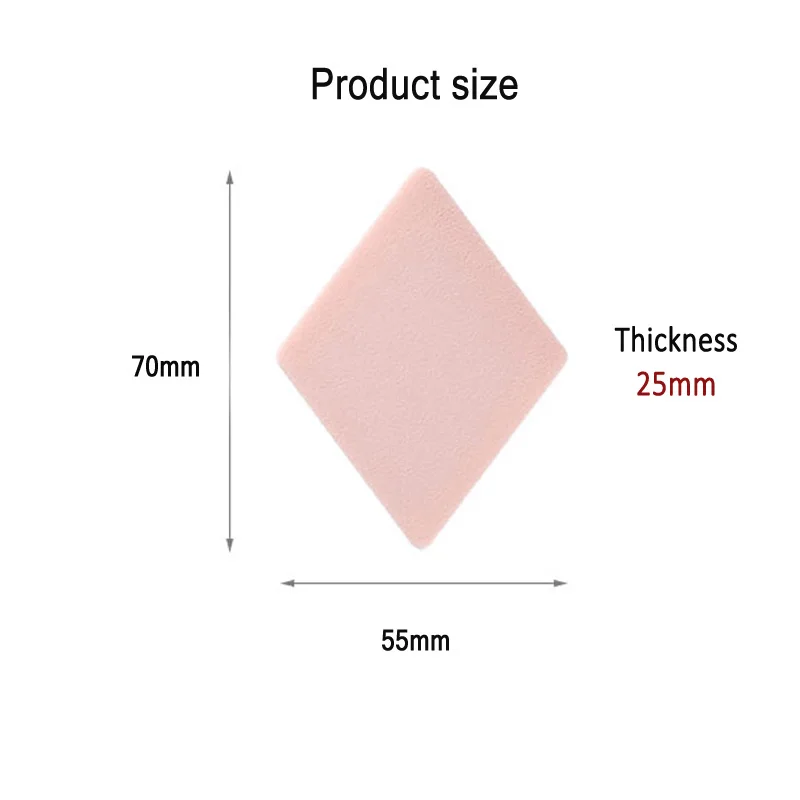 8 шт. уход за кожей лица Треугольники Пуховок для квадратный безлатексный