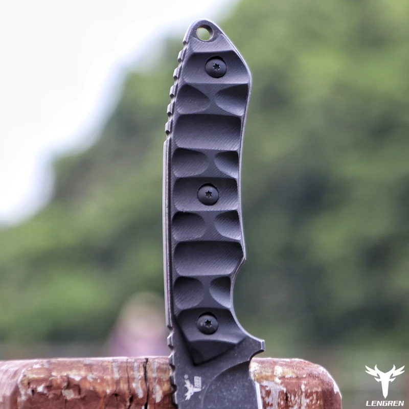 Тактический нож LENGREN D2steel охотничий с фиксированным лезвием G10|Ножи| |