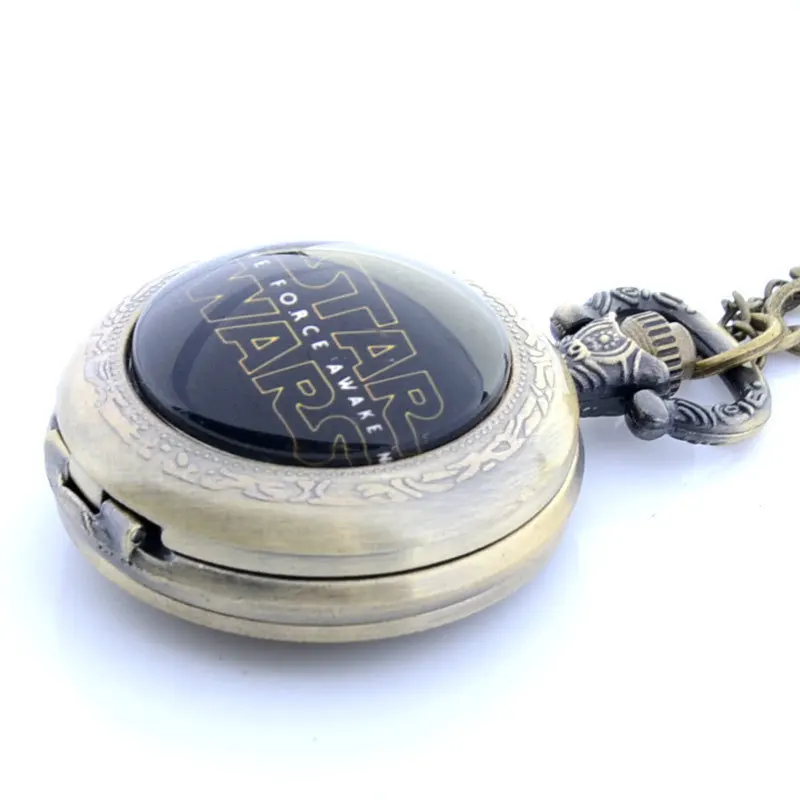 IBEINA тема из Звездных Войн Полный Охотник кварц гравированный брелок ретро кулон