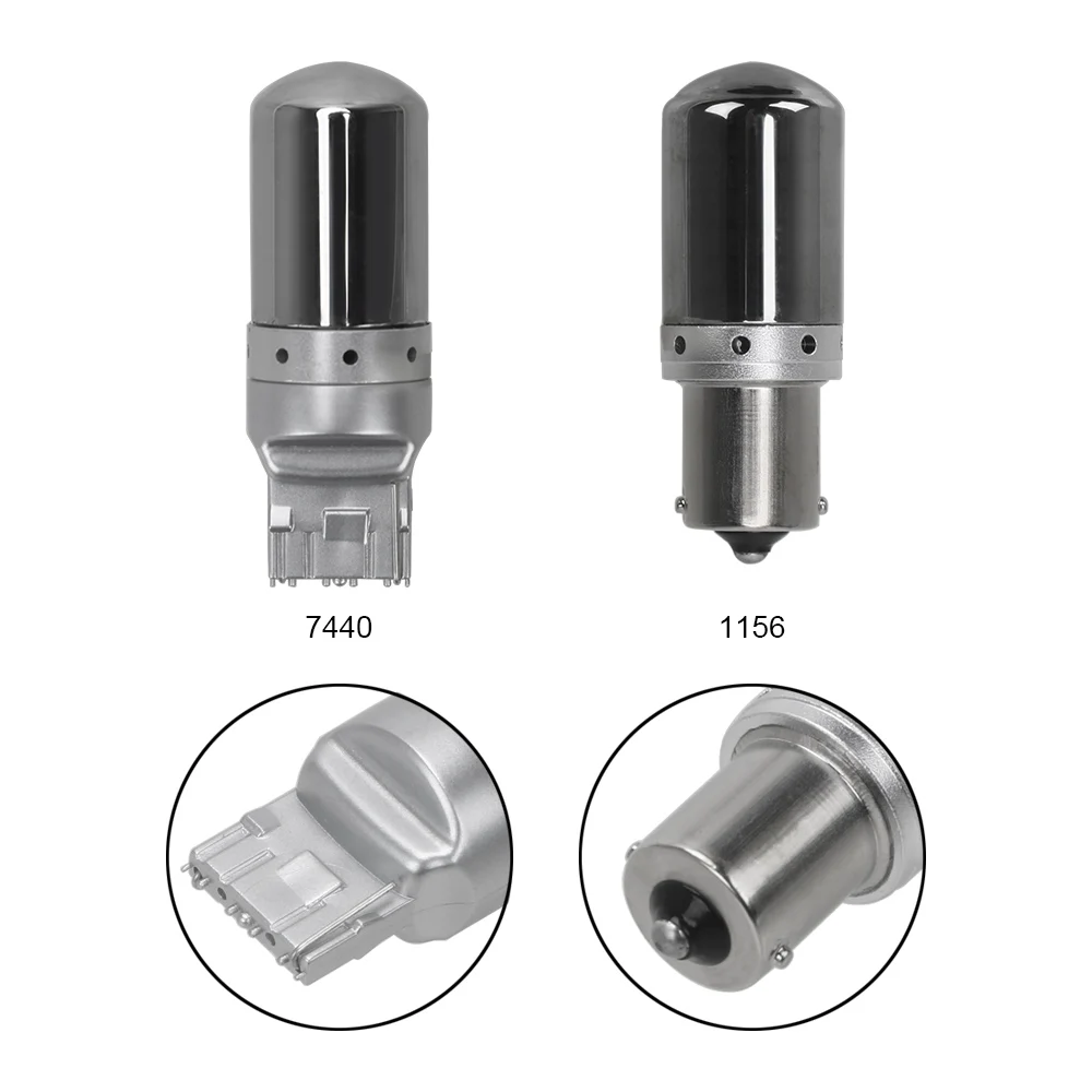 1156 BA15S P21W T20 7440 W21W светодиодный лампы указатели поворота тормозной фонарь