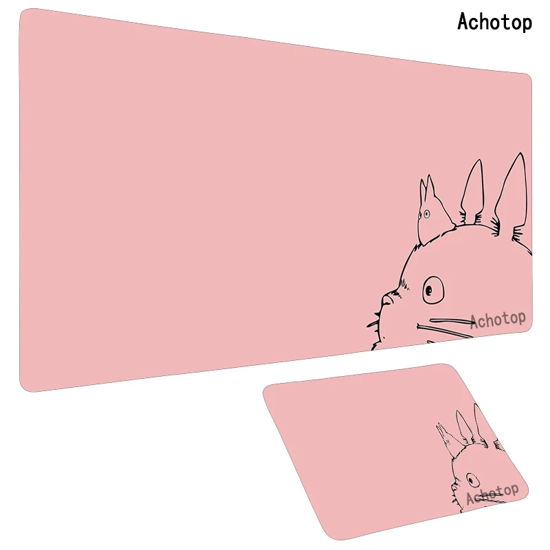 Розовый коврик для мыши Totoro XXL коврики игровые 800x300 мм большой компьютерной