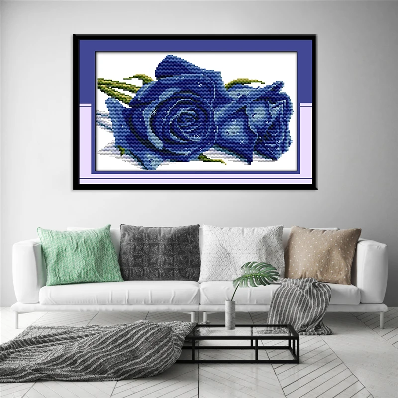 Набор для вышивки крестом Joy Sunday набор рукоделия вышивка розами Счетный принт 11ct