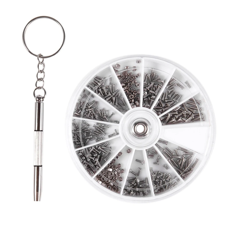 600 шт./компл. маленькие винты из нержавеющей стали 12 видов электронных гаек в