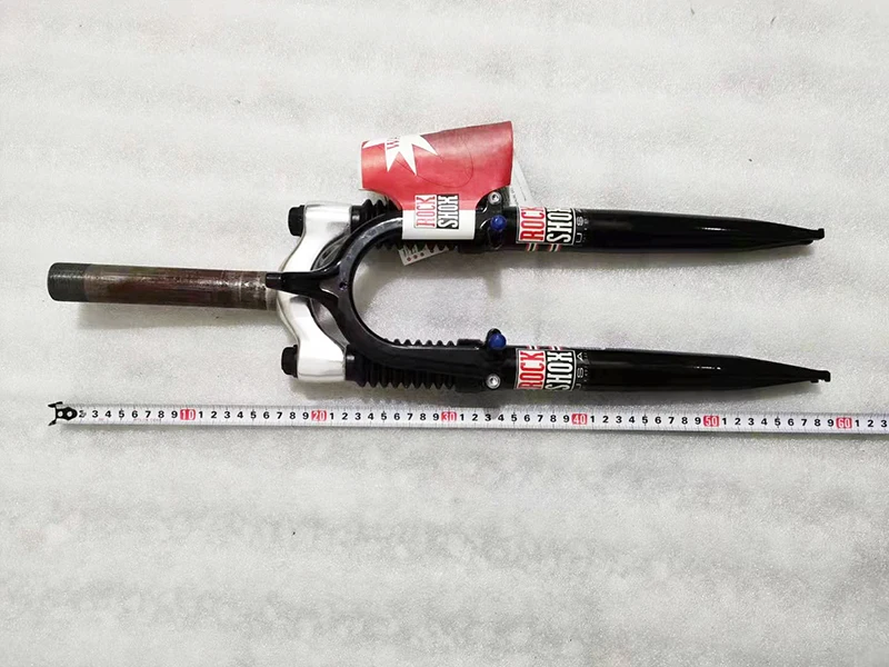 

Cool price original 26 inch Rock shok 28.6mm riser mountain bike ultra-light V brake oil spring suspension MTB fork