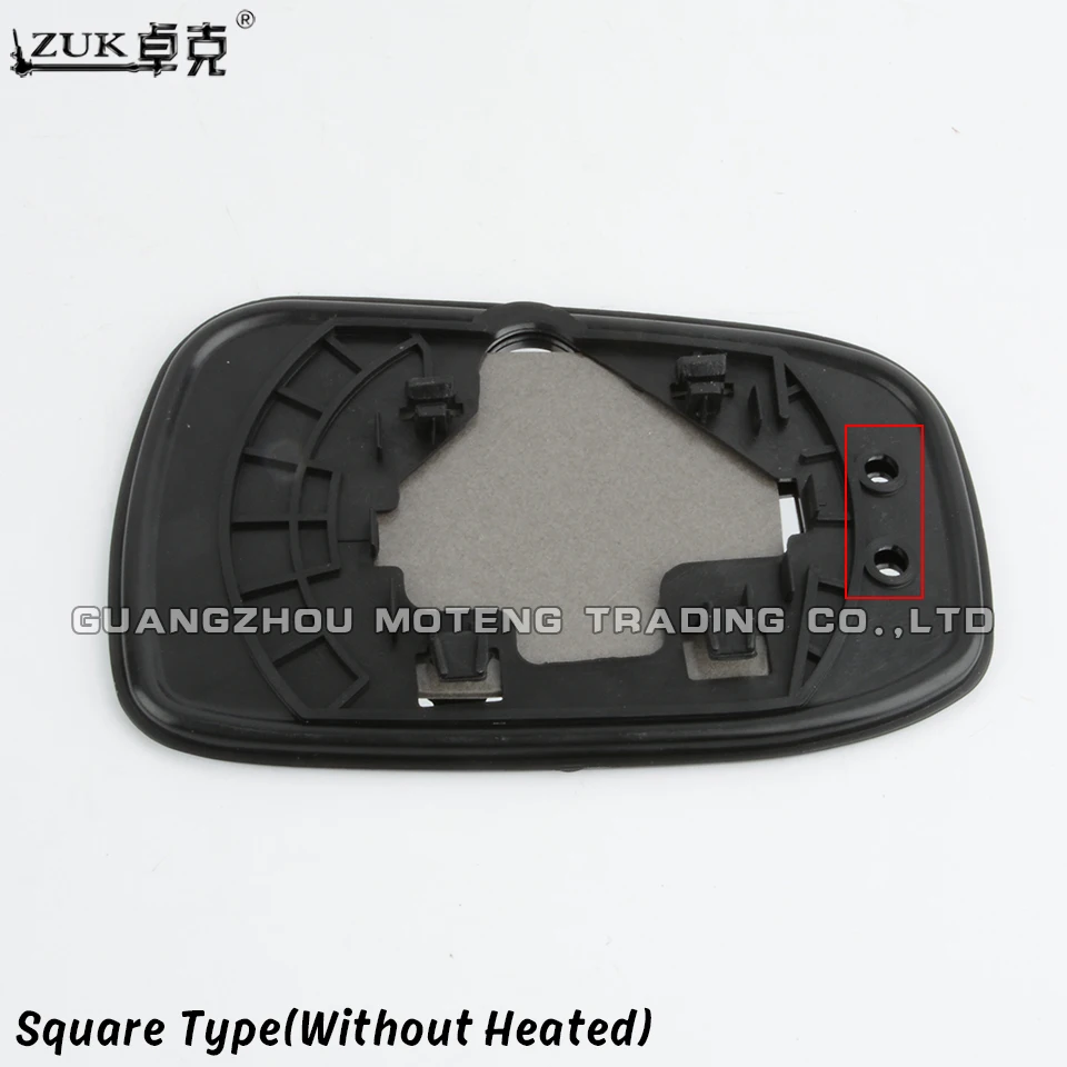ZUK левый и правый зеркальный стеклянный объектив для HONDA ACCORD CM4 CM5 2003 2007 зеркала без