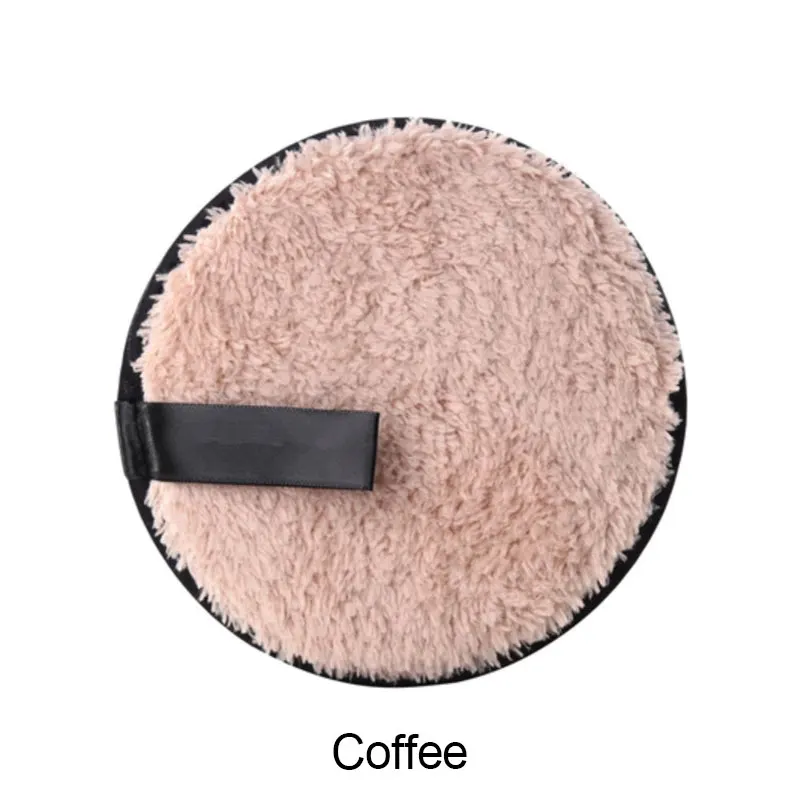 Coffee Натуральный волшебный спонж для снятия макияжа, очищающие подушечки для лица, полотенце, профессиональная пудра для лица, пудра, косметическая основа, мягкая губка - Цвет: Coffee