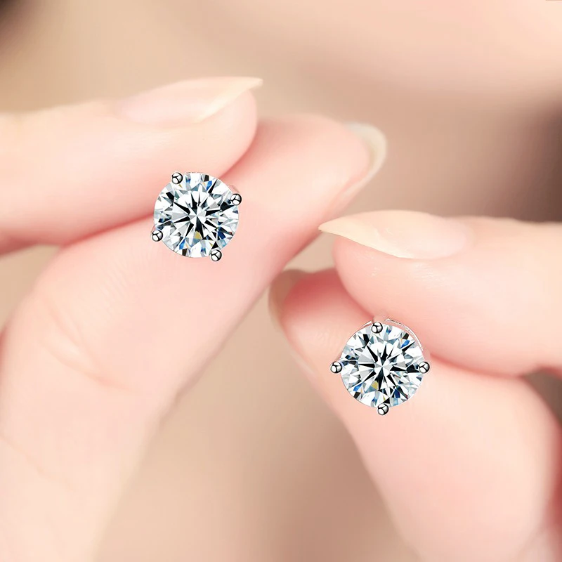 

Оригинальный 925 стерлингового серебра 6 мм Ювелирные наборы с маленьким Циркон Стад серьги для женщин подарок корейский Серебряный 925 ювели...