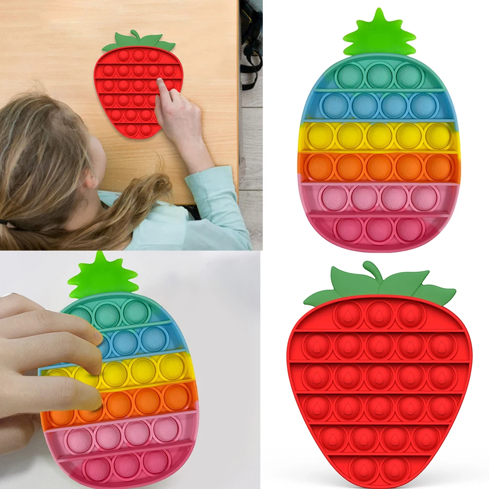 

Push Bubble Sensory Toy for Autism Squishy Stress Reliever Toys Adult Kid Funny Anti-stress Fidget Toy Gift