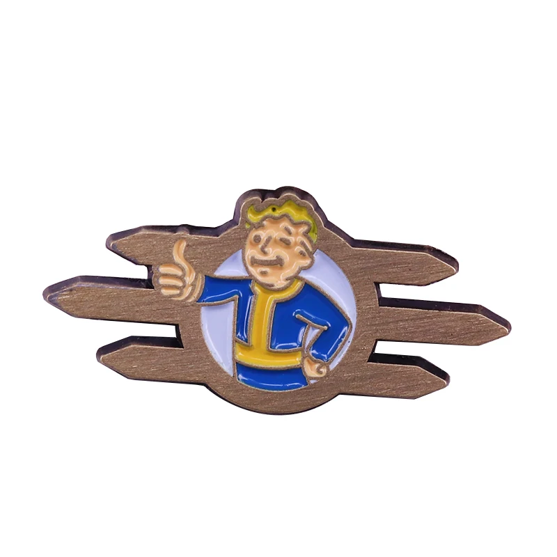 Коллекция Fallout кондтреа фирменный значок с техническим логотипом накопитель для