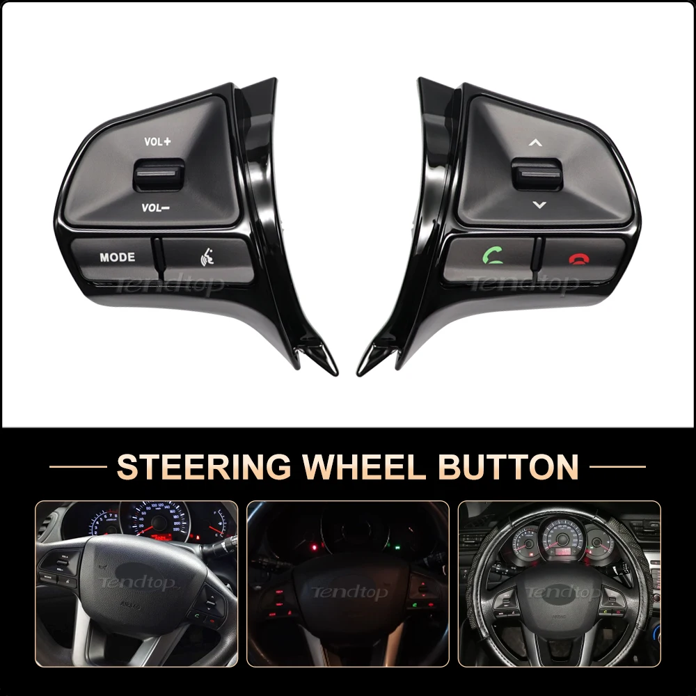 For KIA K2 New RIO K2 2011 2012 2013 2014 Multifunction Steering Wheel Bluetooth Fixed Speed Control Button Audio Switch